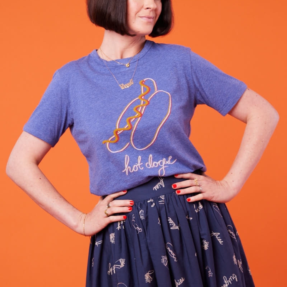 Joanie Clothing Hot Dog T-shirt - Picture 2 of 3